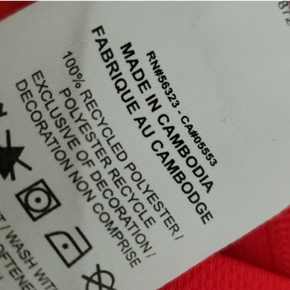 Chicago Nike dri-fit top women's size small s red white black short sleeve tee - Picture 7 of 8